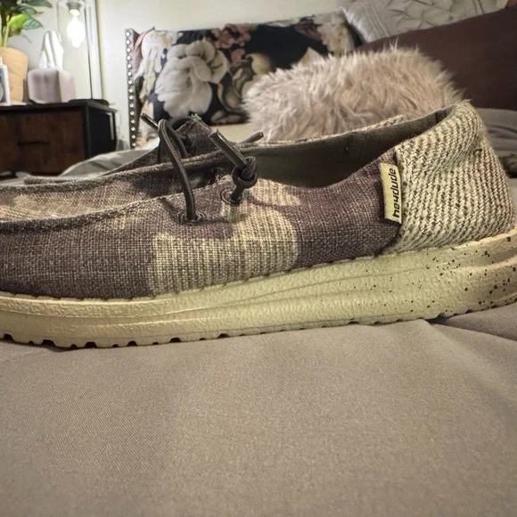 Hey Dude Kids Shoes Camouflage Loafers - Picture 3 of 6